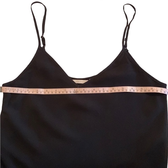 Elaine Kim Black Asymmetrical Lined Slip Dress Size Large - Picture 10 of 12